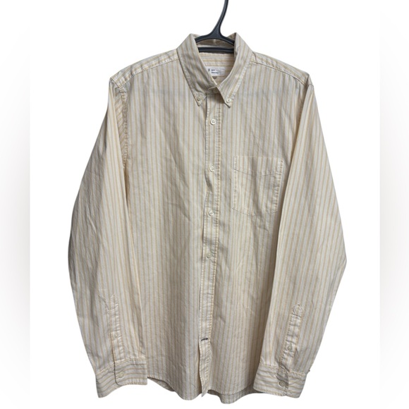 GAP Other - GAP Slim Fit Stretch Poplin Striped Shirt Size M